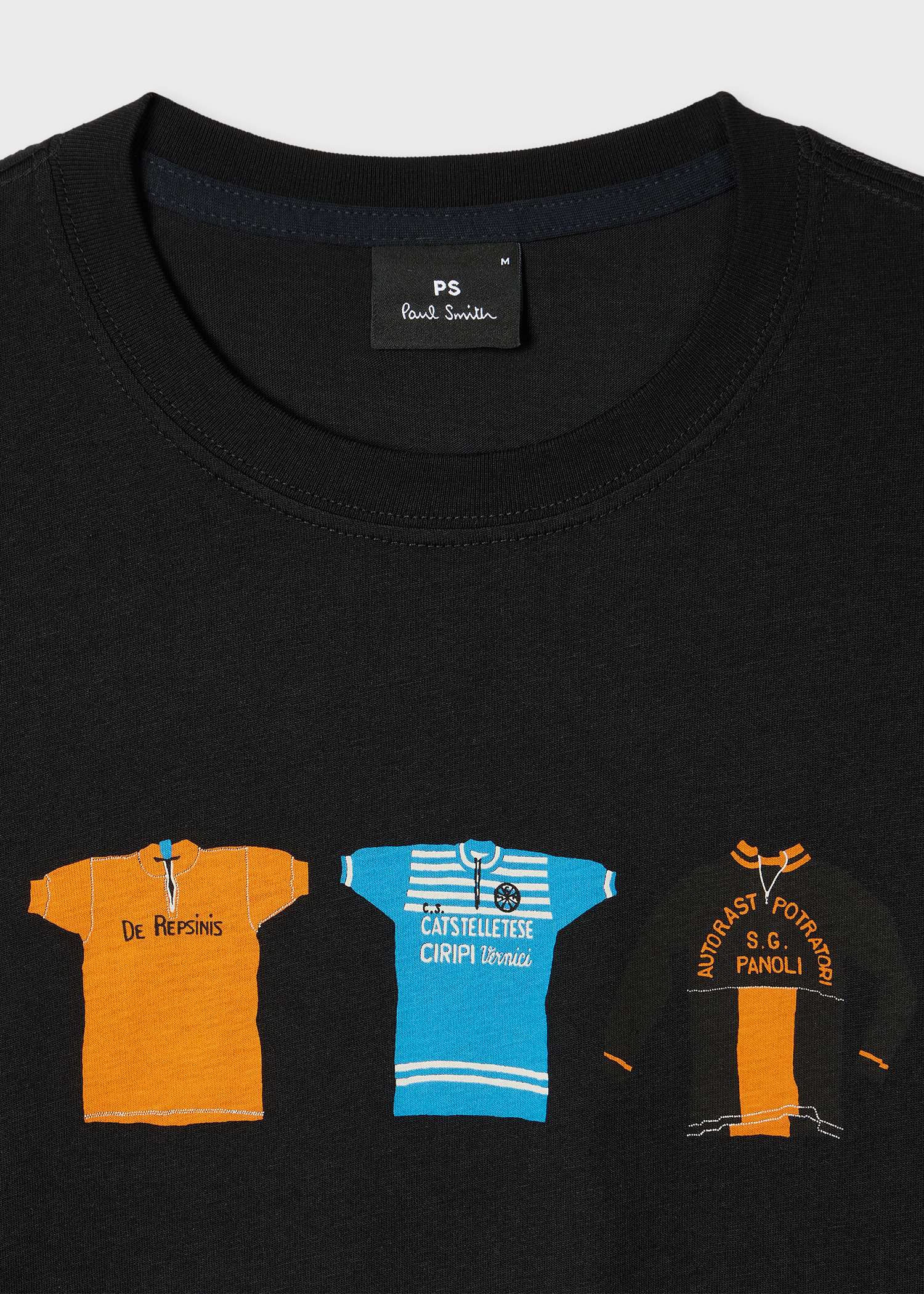 Black 'Cycle Jerseys' Print T-Shirt - 2