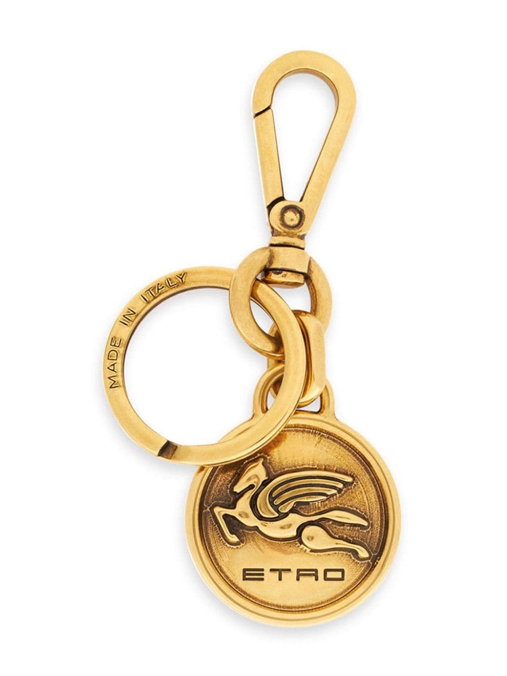 embossed Pegaso-charm keyring - 1