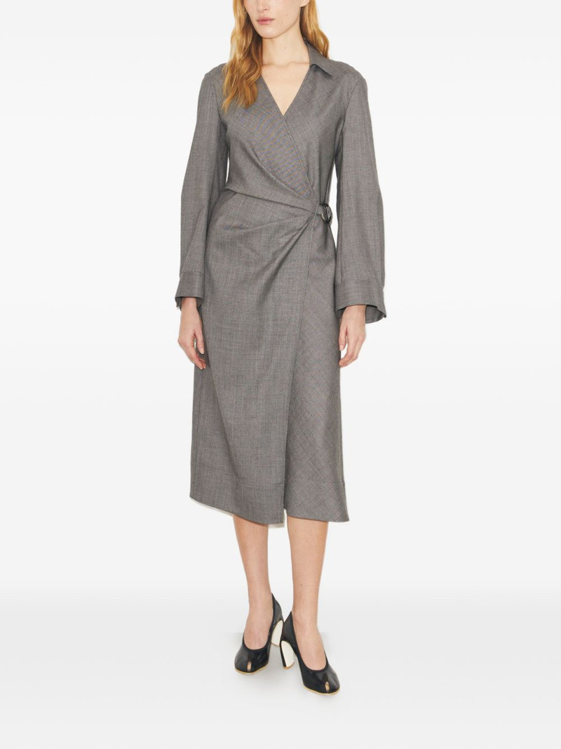 TORY BURCH wool wrap dress outlook