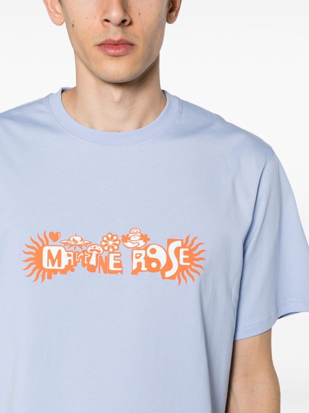 logo-print cotton T-shirt - 5