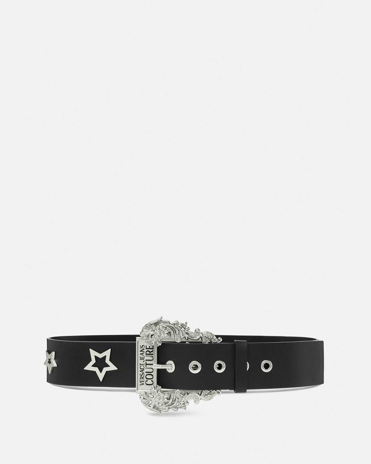 Versace Jeans COUTURE White belt for women with Baroque buckle