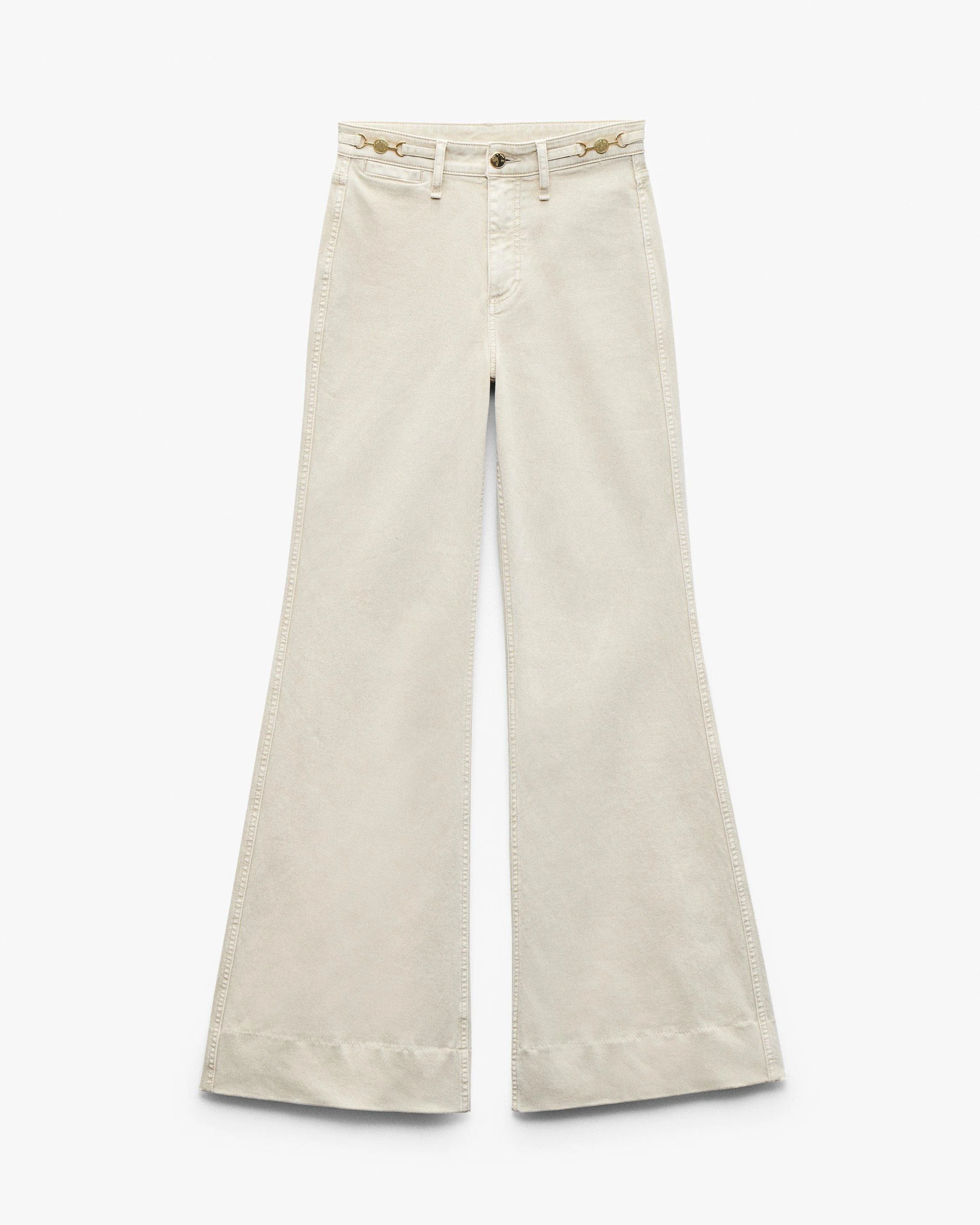 Skylar Wide-Leg Jeans
Vintage Stretch in Sandstone - 1