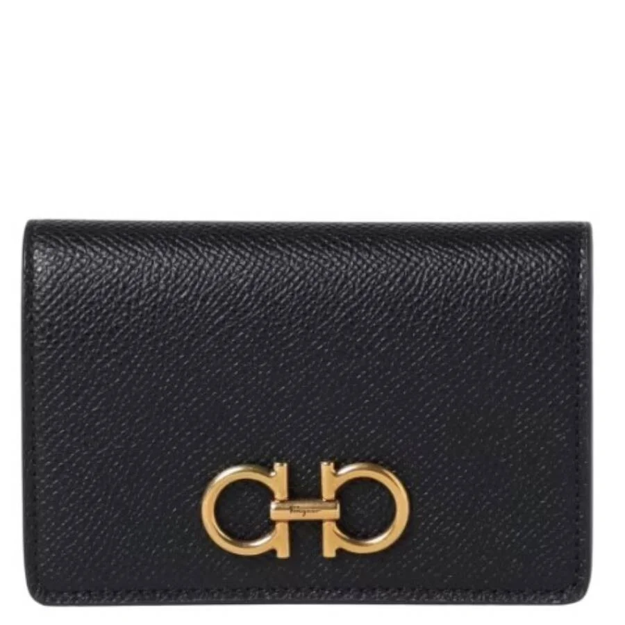 Ferragamo Gancini Compact Card Holder - 1
