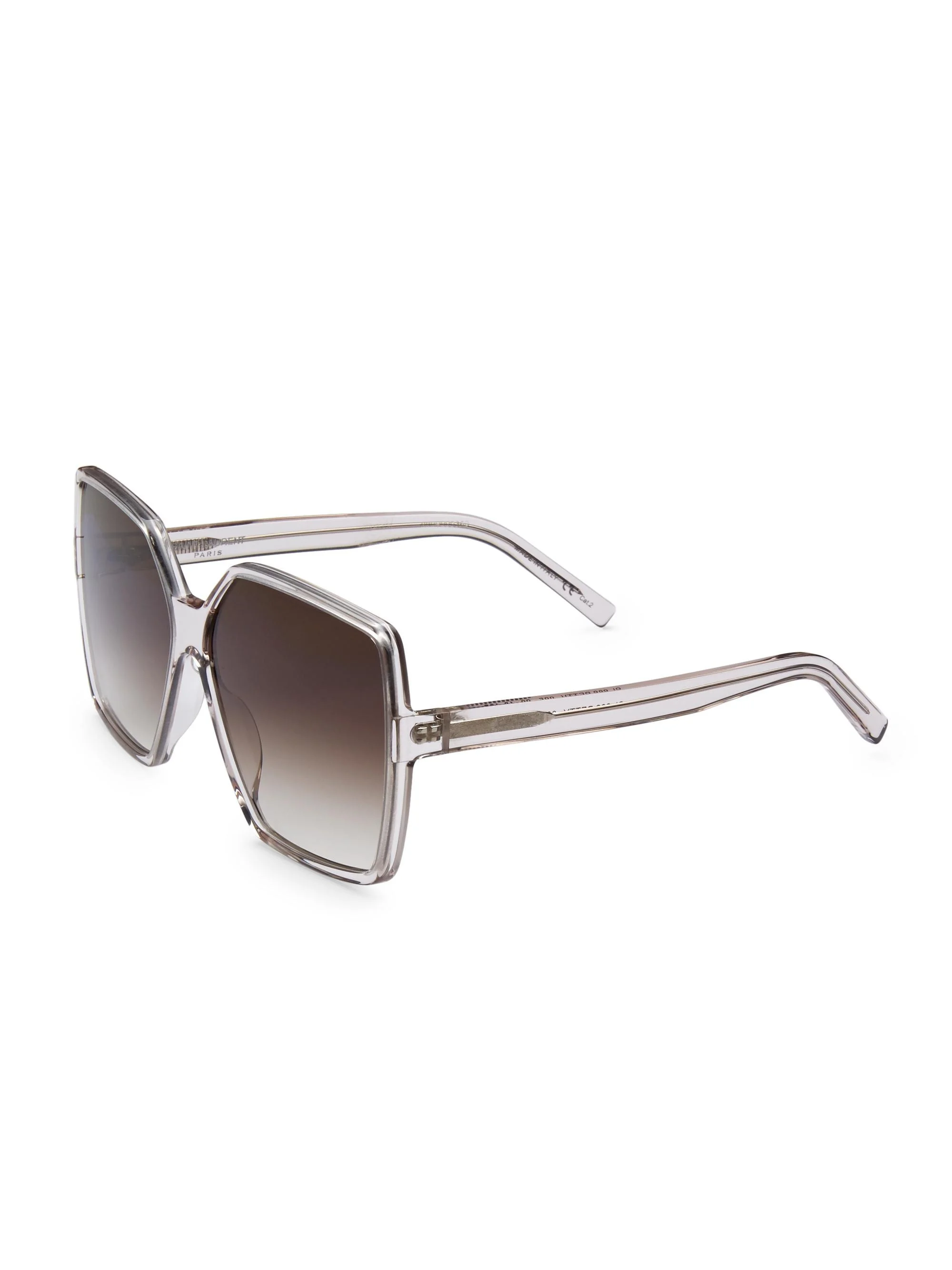 Women's New Wave Betty 63MM Oversized Square Sunglasses - Nude - 1