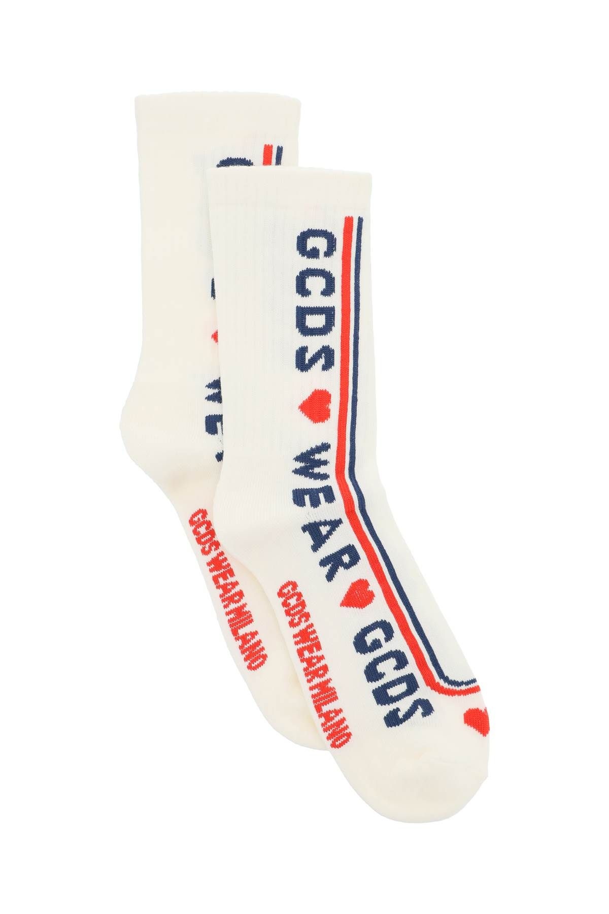 CUTE TAPE LOGO SOCKS - 1