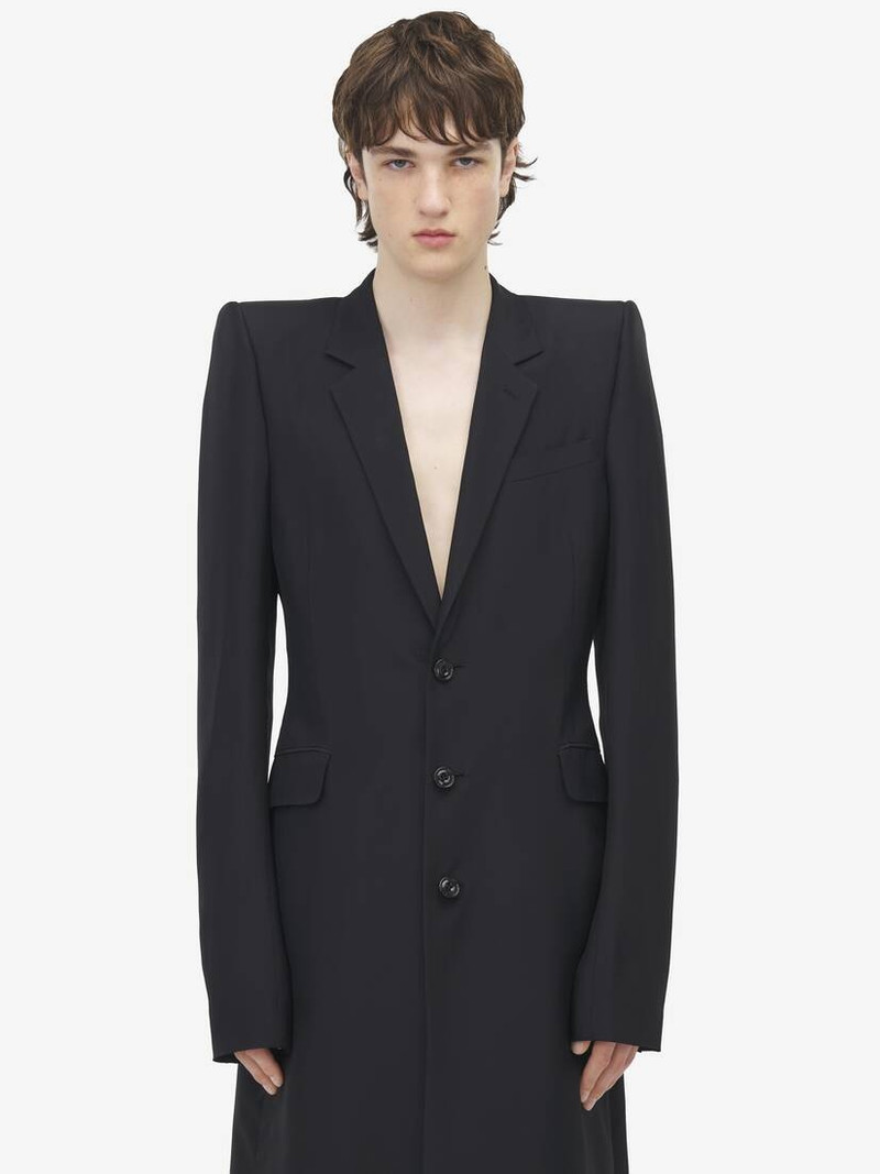 Stacked Shoulder Tailored Coat 6