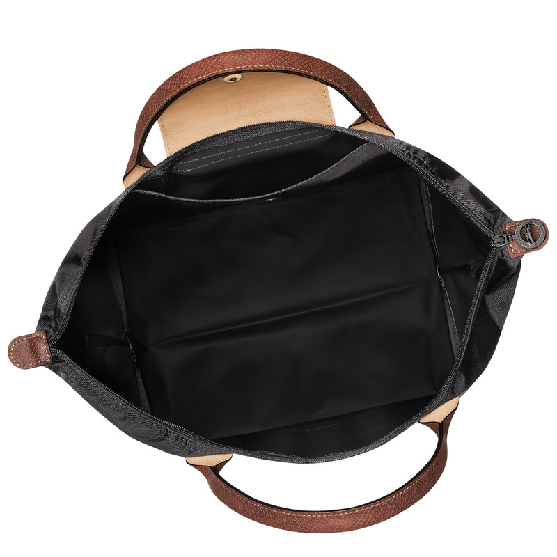 Le Pliage Original M Handbag Black - Recycled canvas 5