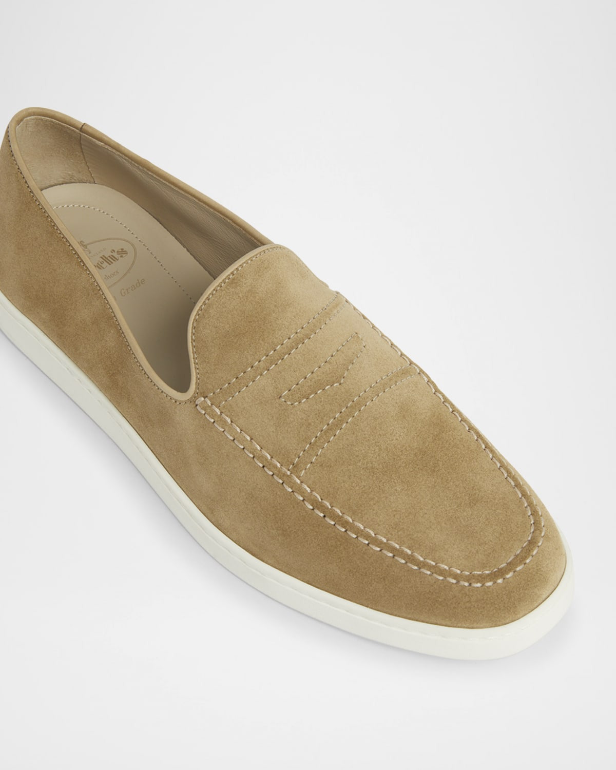 Men's Peebles Suede Penny Loafers - 5