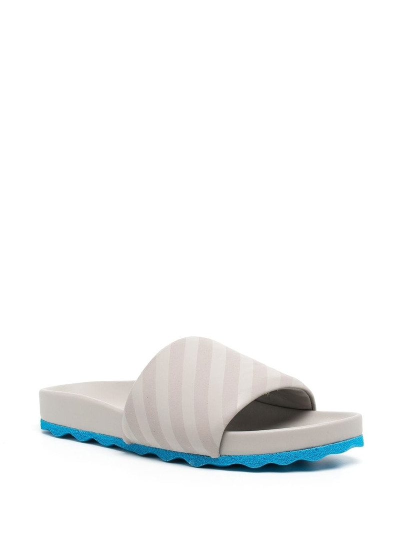 Off-White Diag-stripe slides outlook