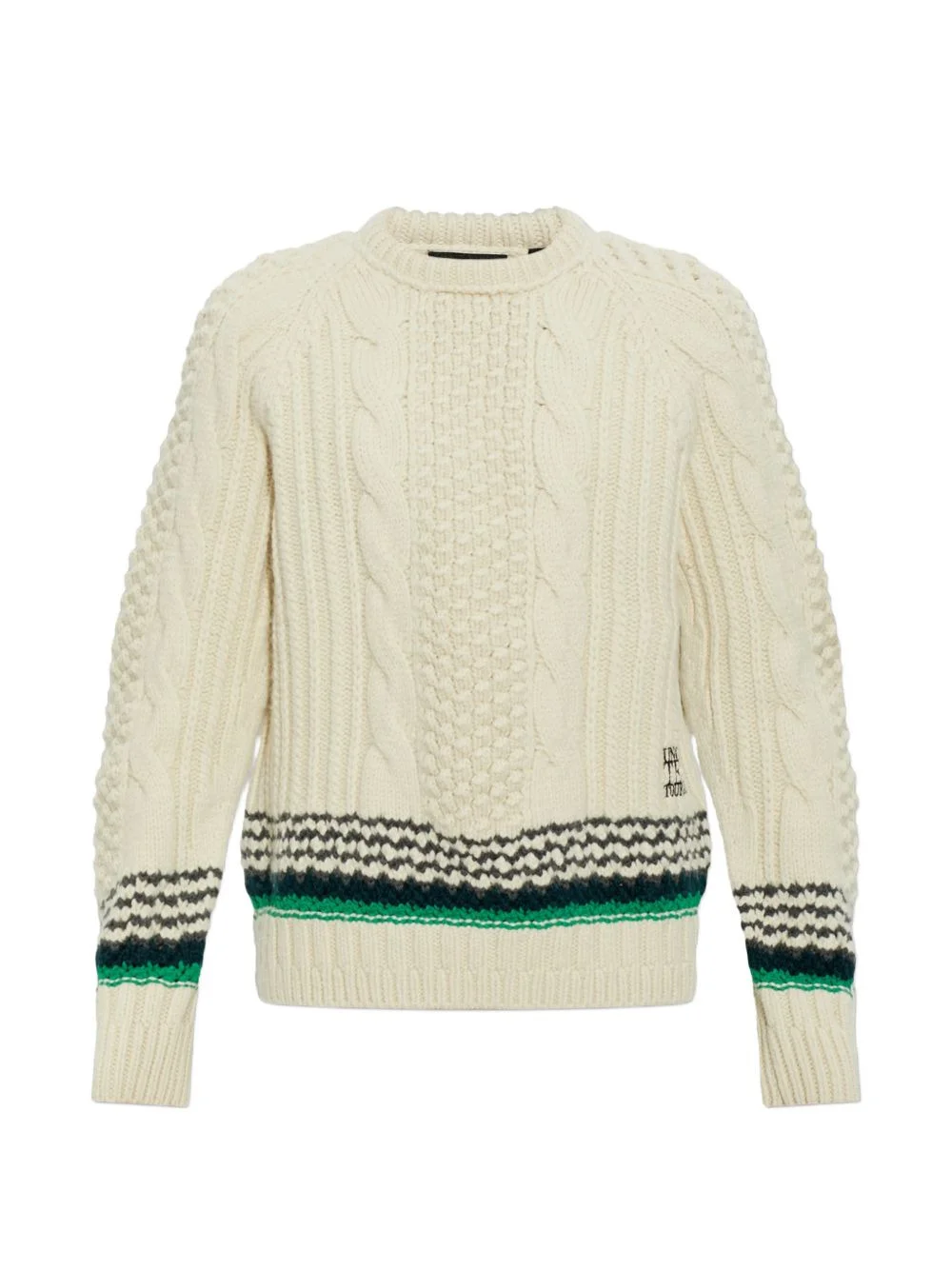logo-embroidered sweater - 1