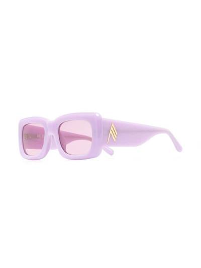 THE ATTICO mini Marfa rectangular-frame sunglasses outlook