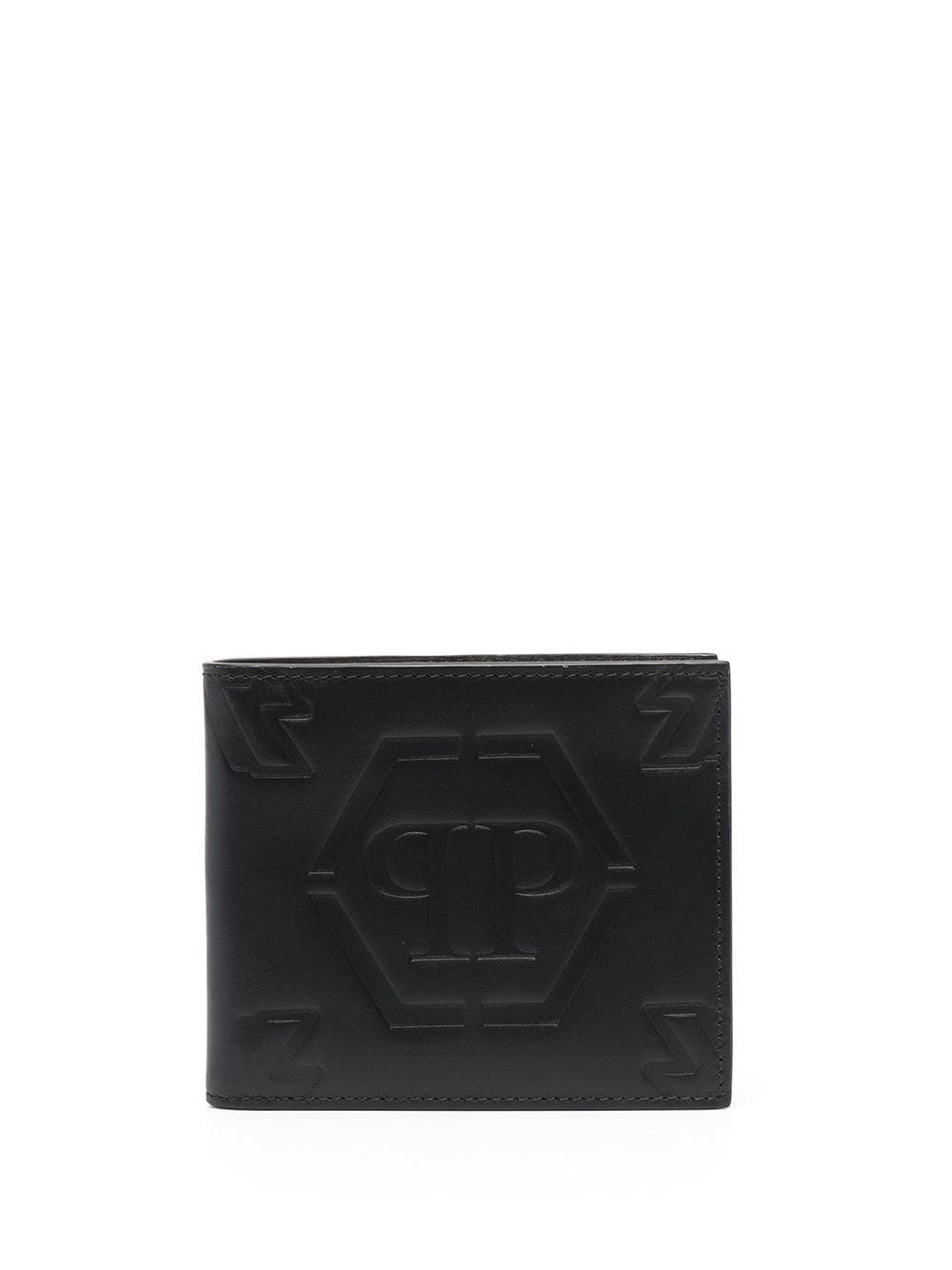 embossed logo wallet - 1