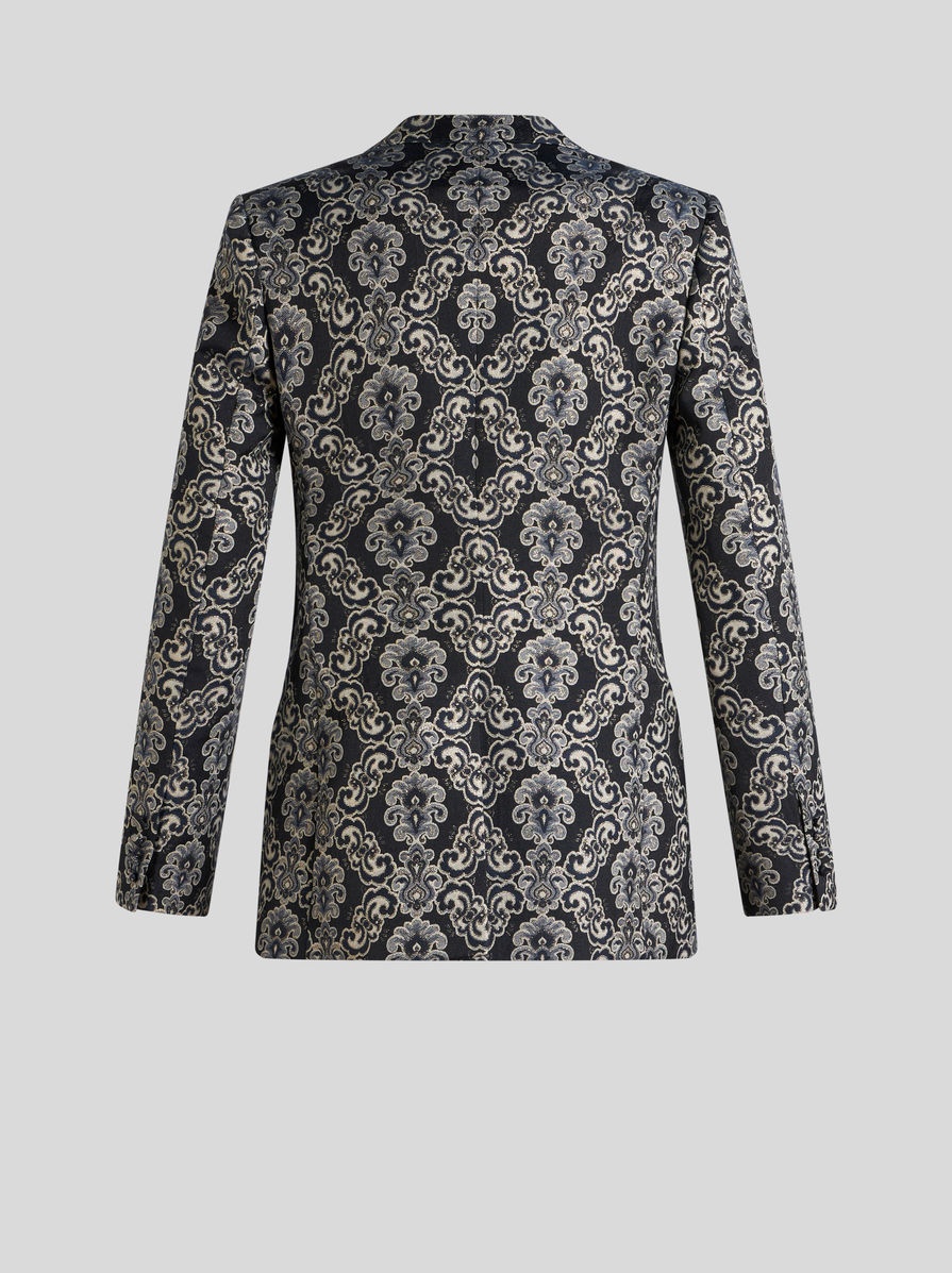 COTTON JACQUARD JACKET - 5