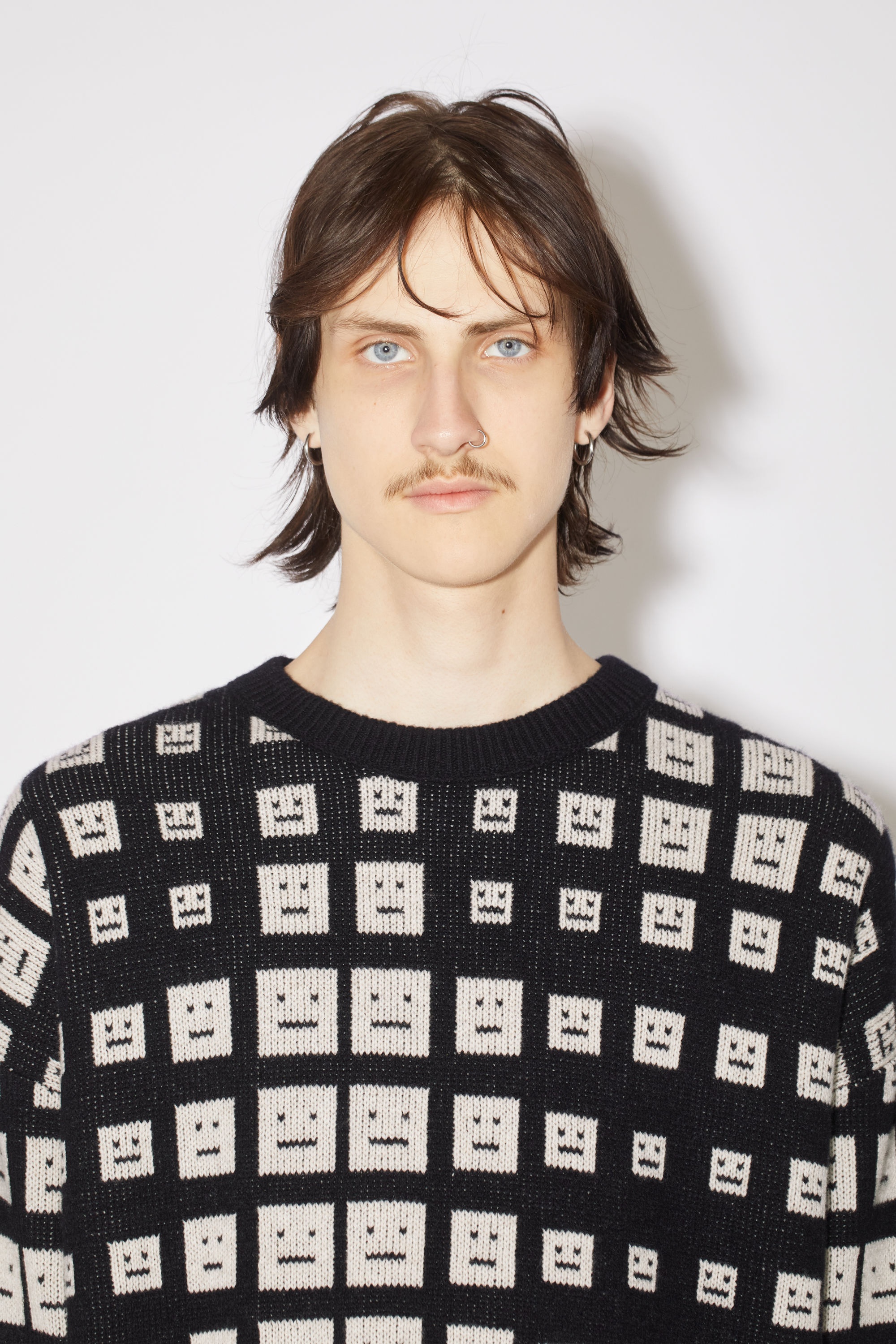Knit sweater - Black - 5