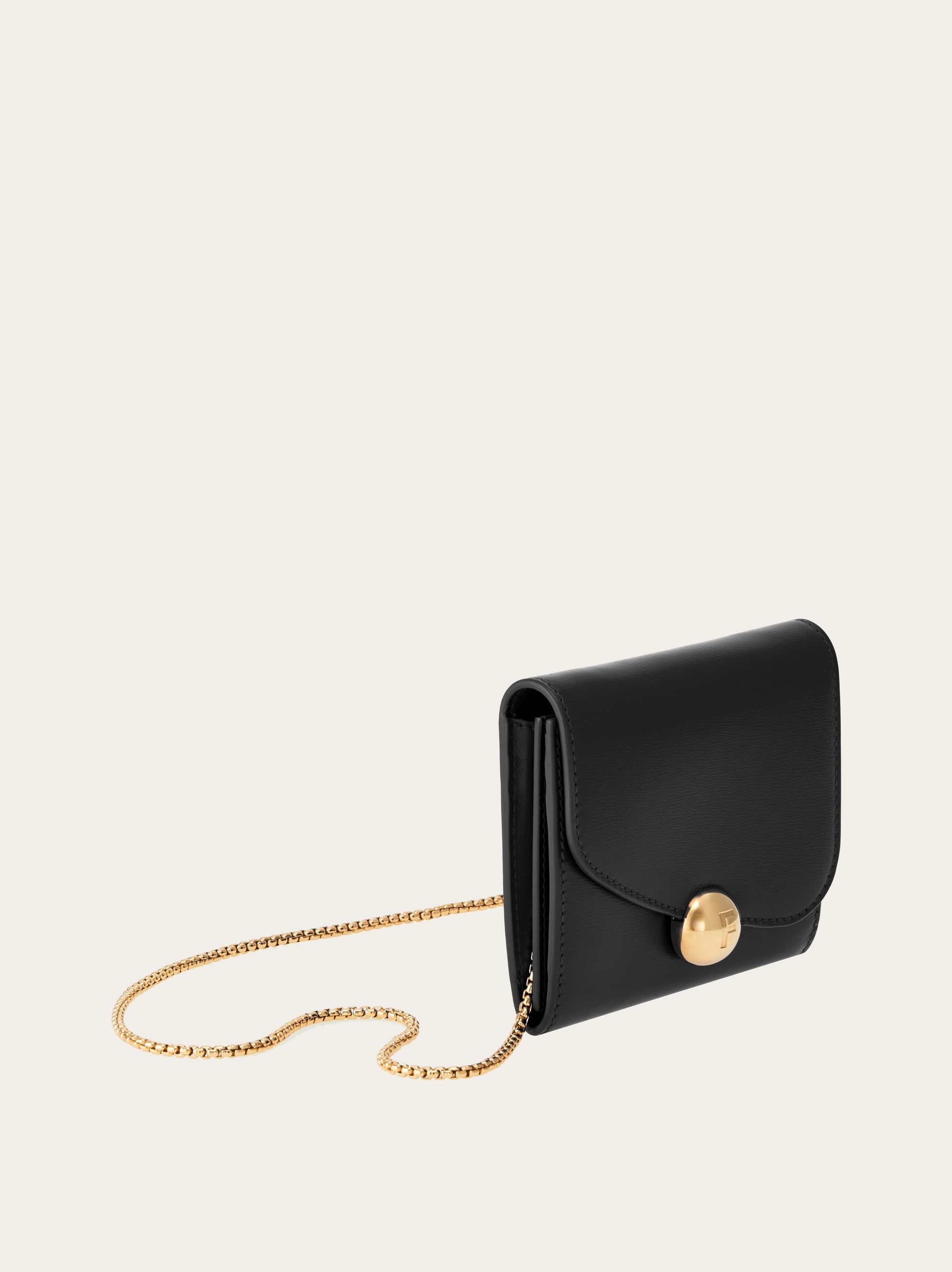 Asymmetrical flap compact wallet - 6
