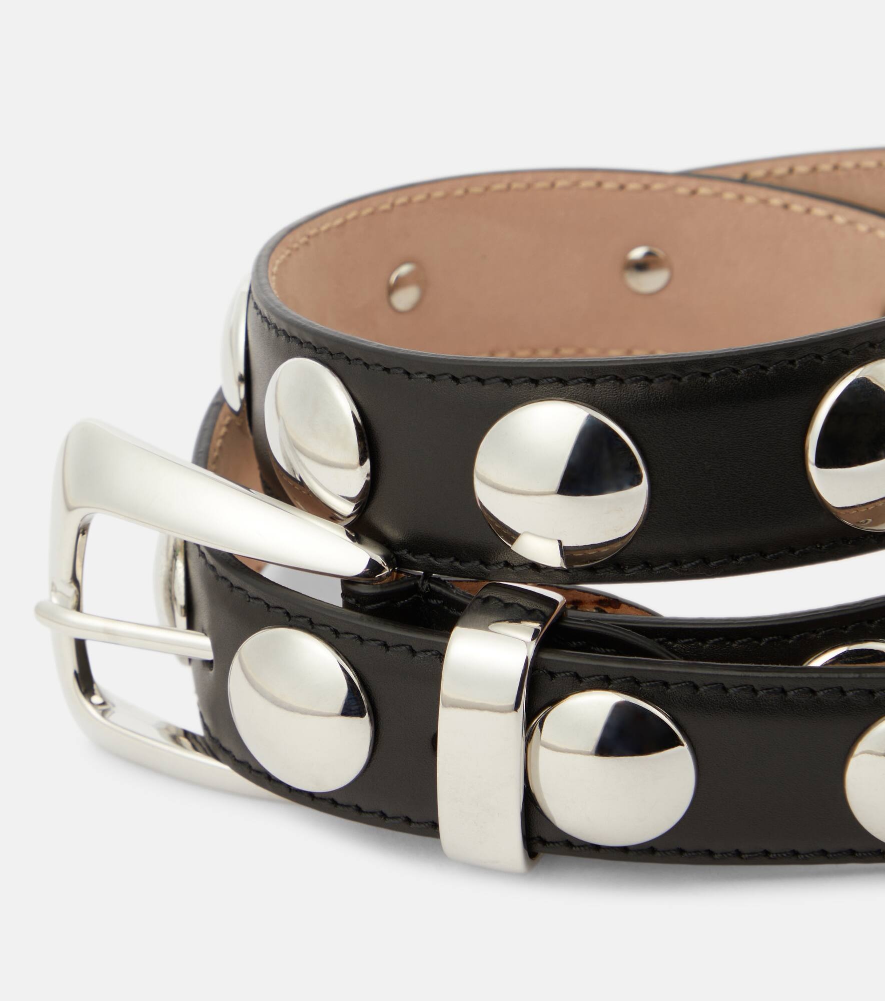 The Benny studded leather belt - 3