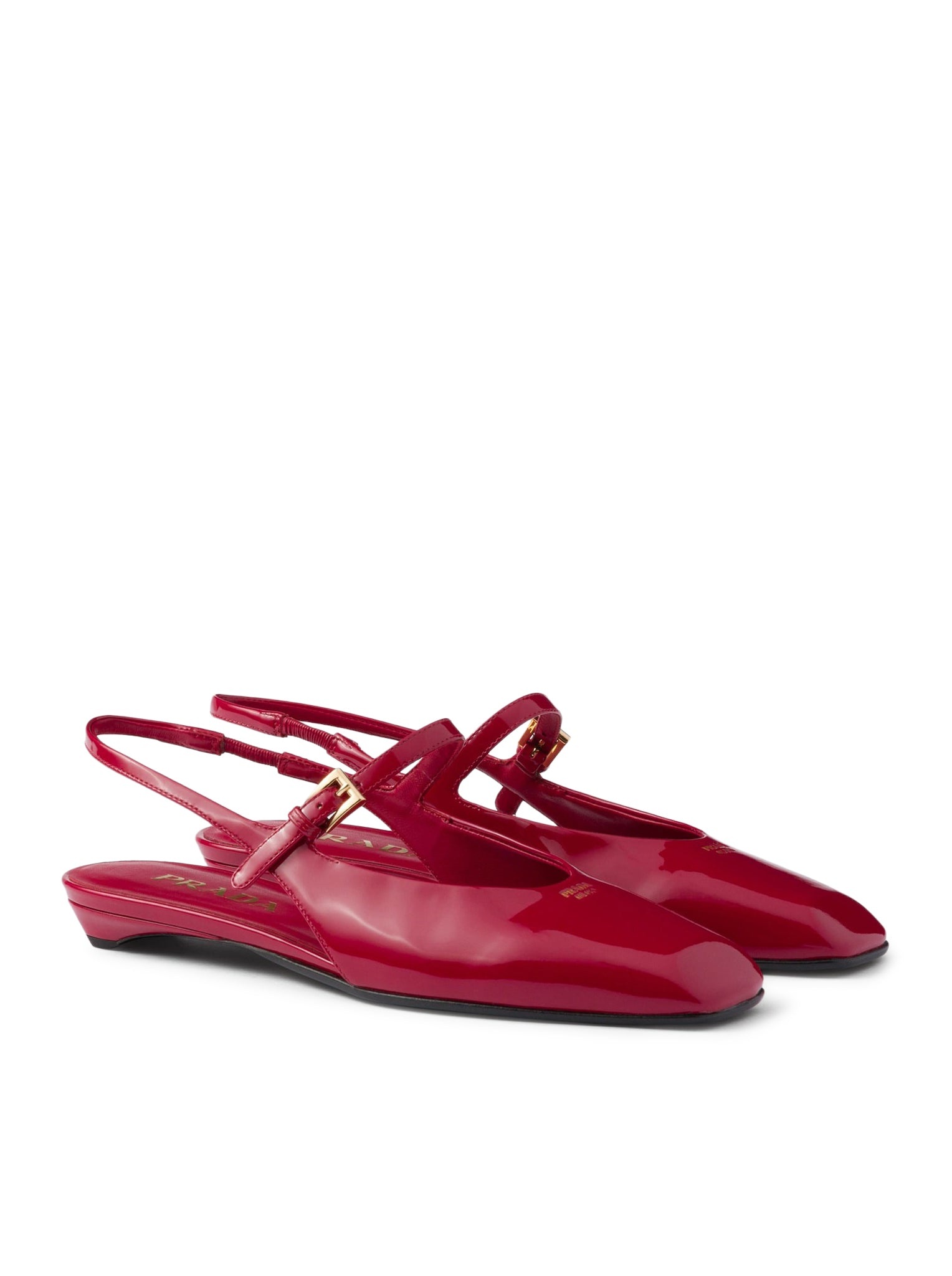 PATENT LEATHER SLINGBACK BALLERINAS - 2
