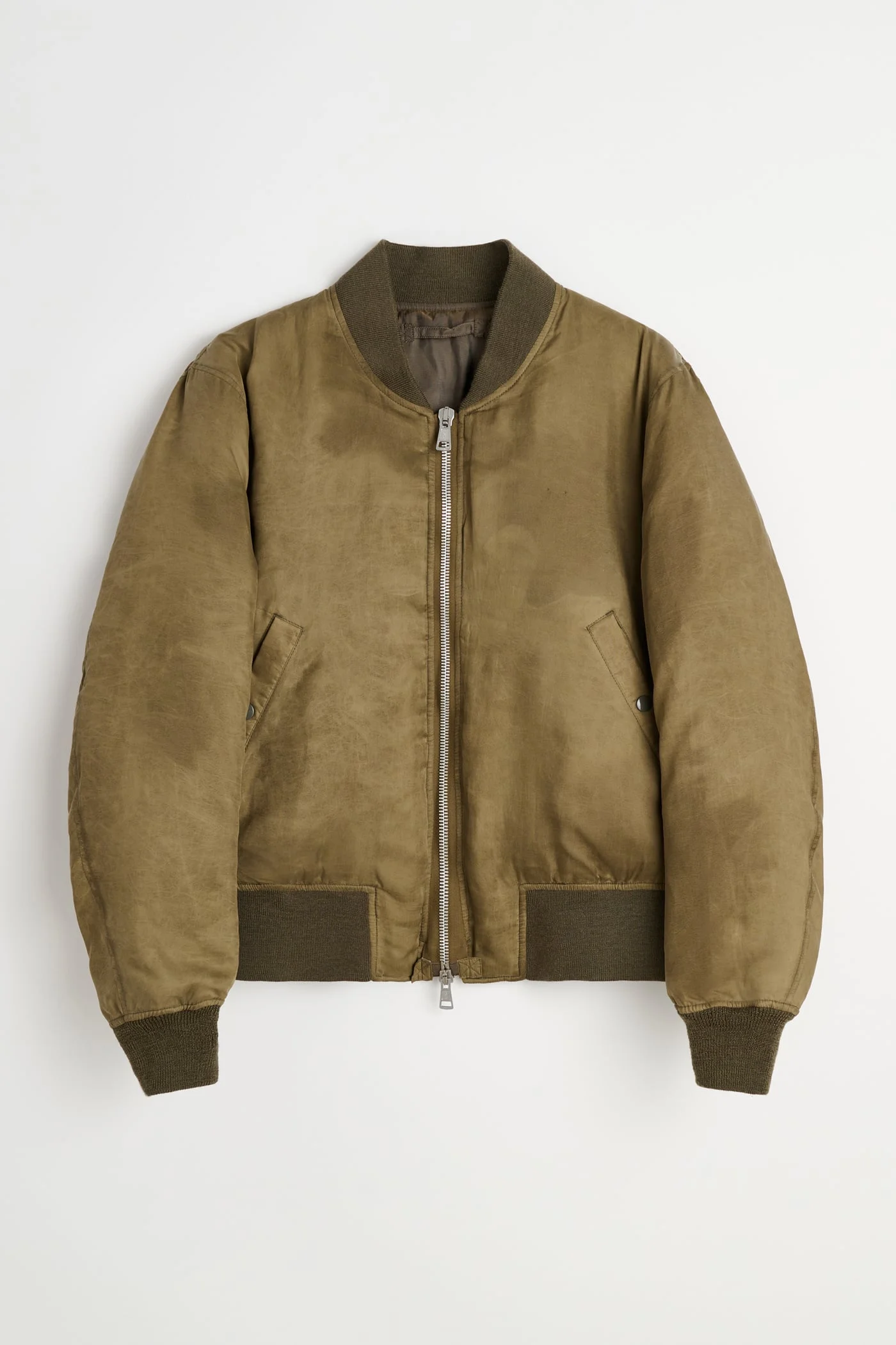 Bomber Marsh Khaki Wax Dipped Cupro - 1