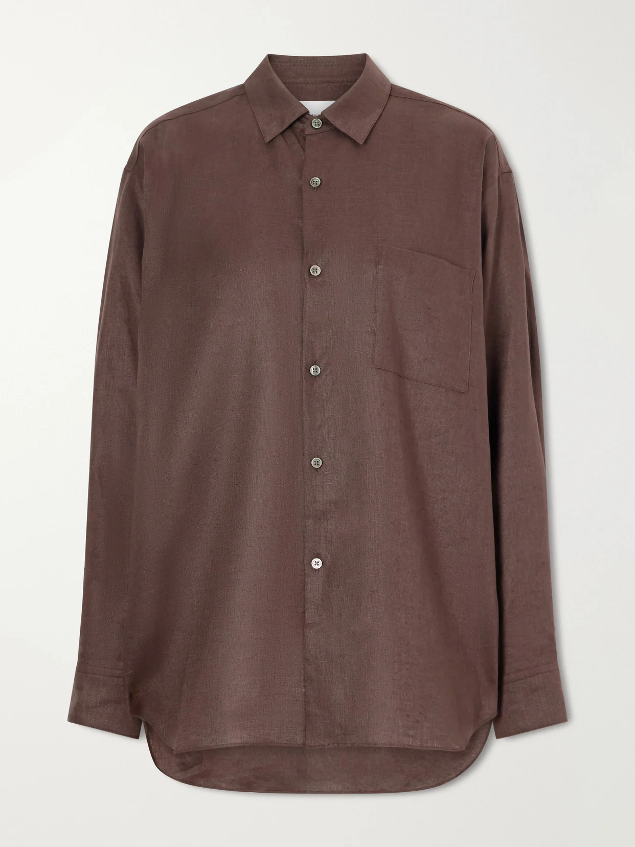 Oversized Linen Shirt - 1