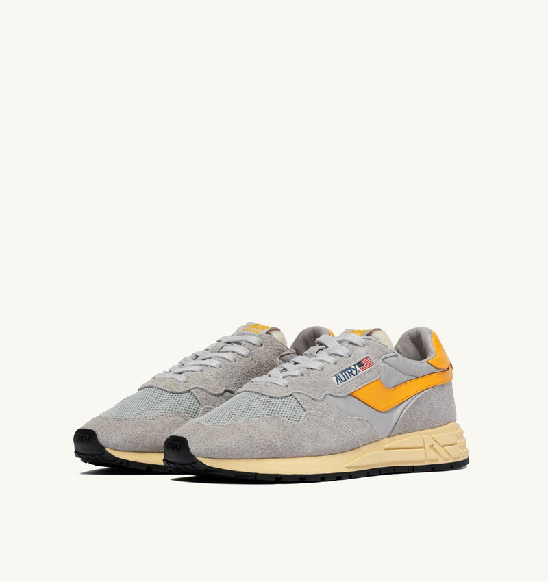 AUTRY REELWIND LOW SNEAKERS IN VAPOR AND BEESWAX NYLON AND SUEDE outlook