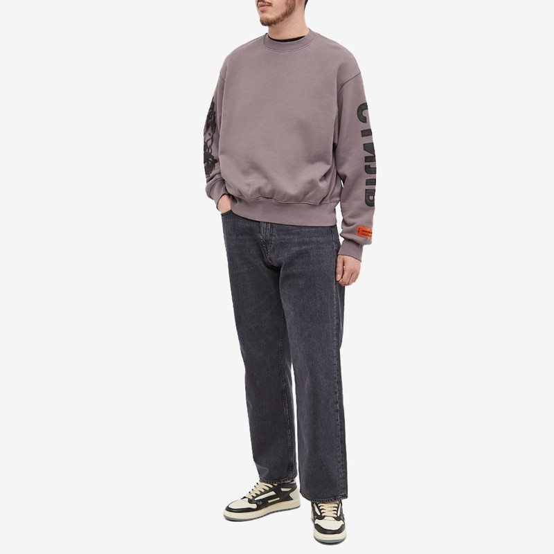 Heron Preston Heron Preston Flaming Skull Crew Sweat outlook