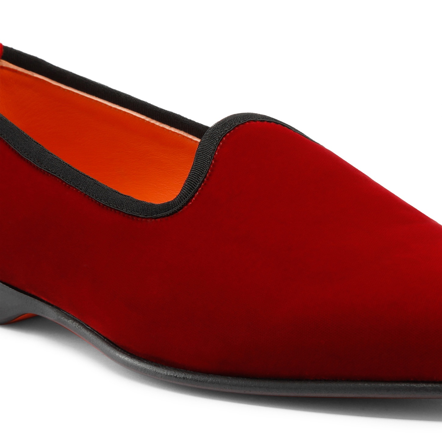 Men's red velvet Andrea loafer - 6