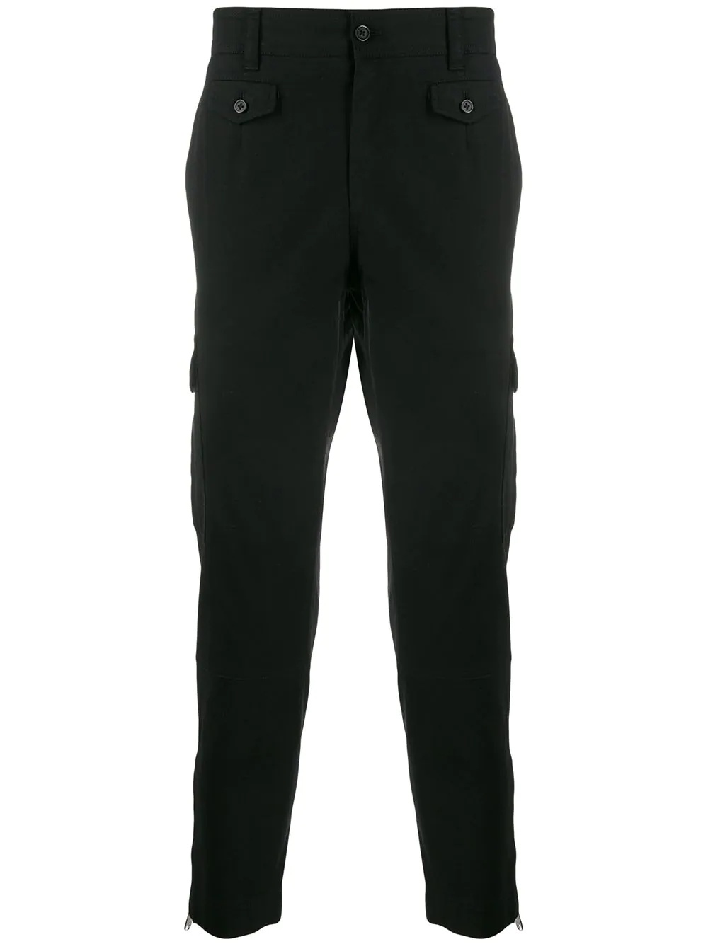 cropped cargo trousers - 1