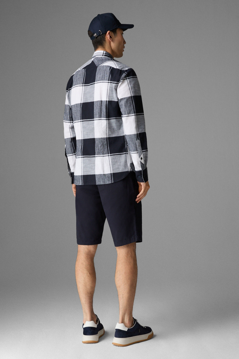 Timt Shirt in Navy blue/White 3