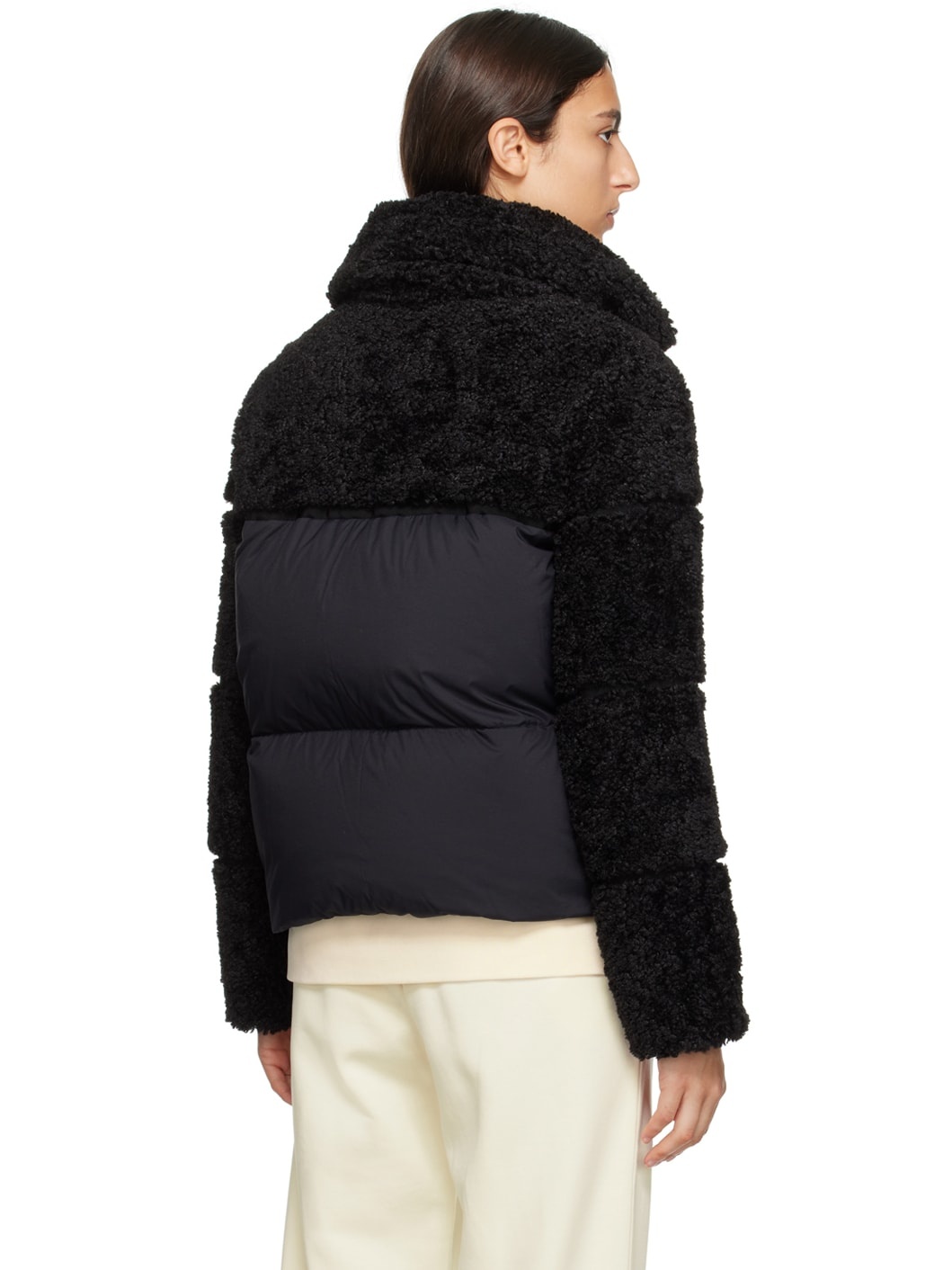 Black Segura Down Jacket - 3