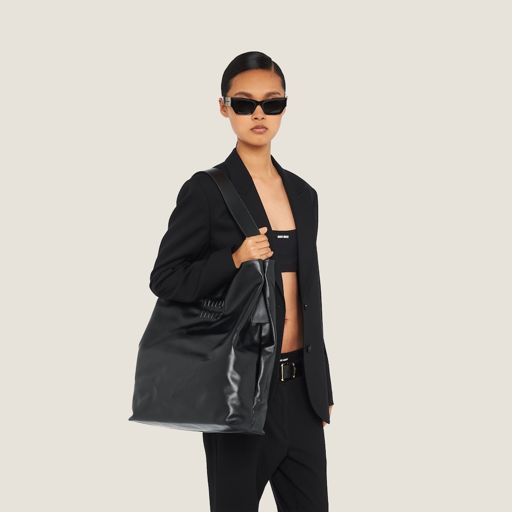 Leather shoulder bag - 1