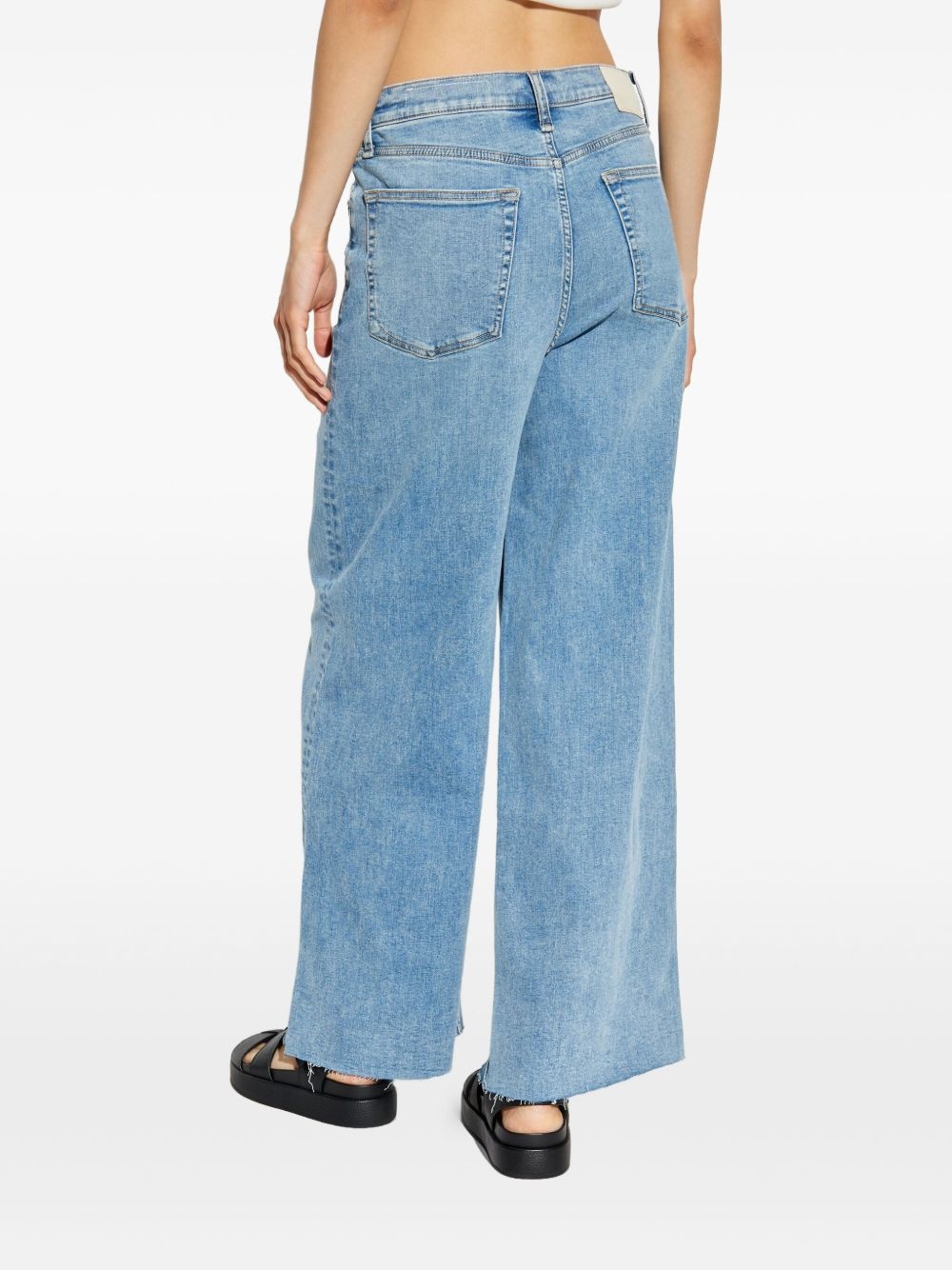logo-patch jeans - 4
