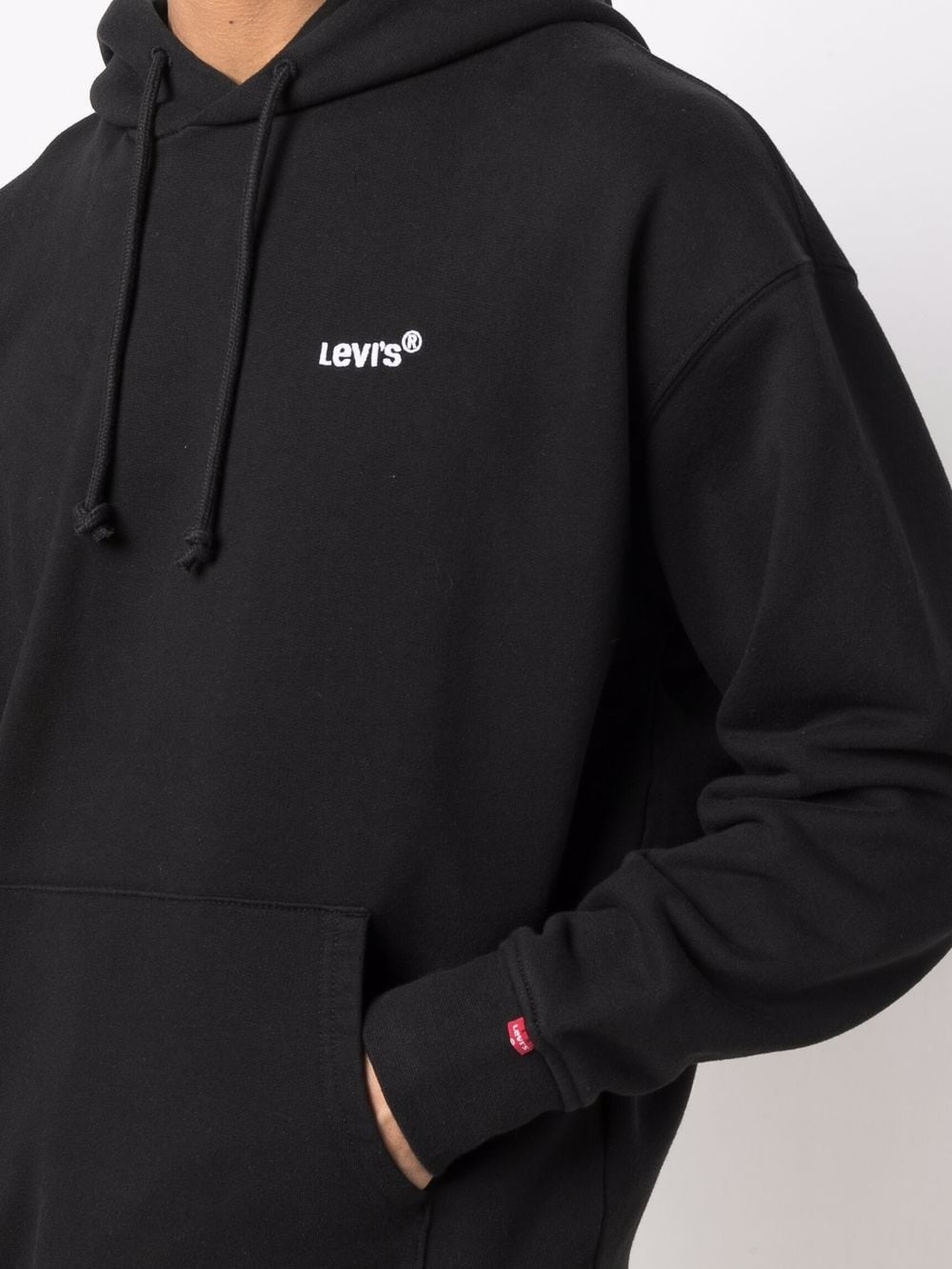 logo-embroidered hoodie - 5