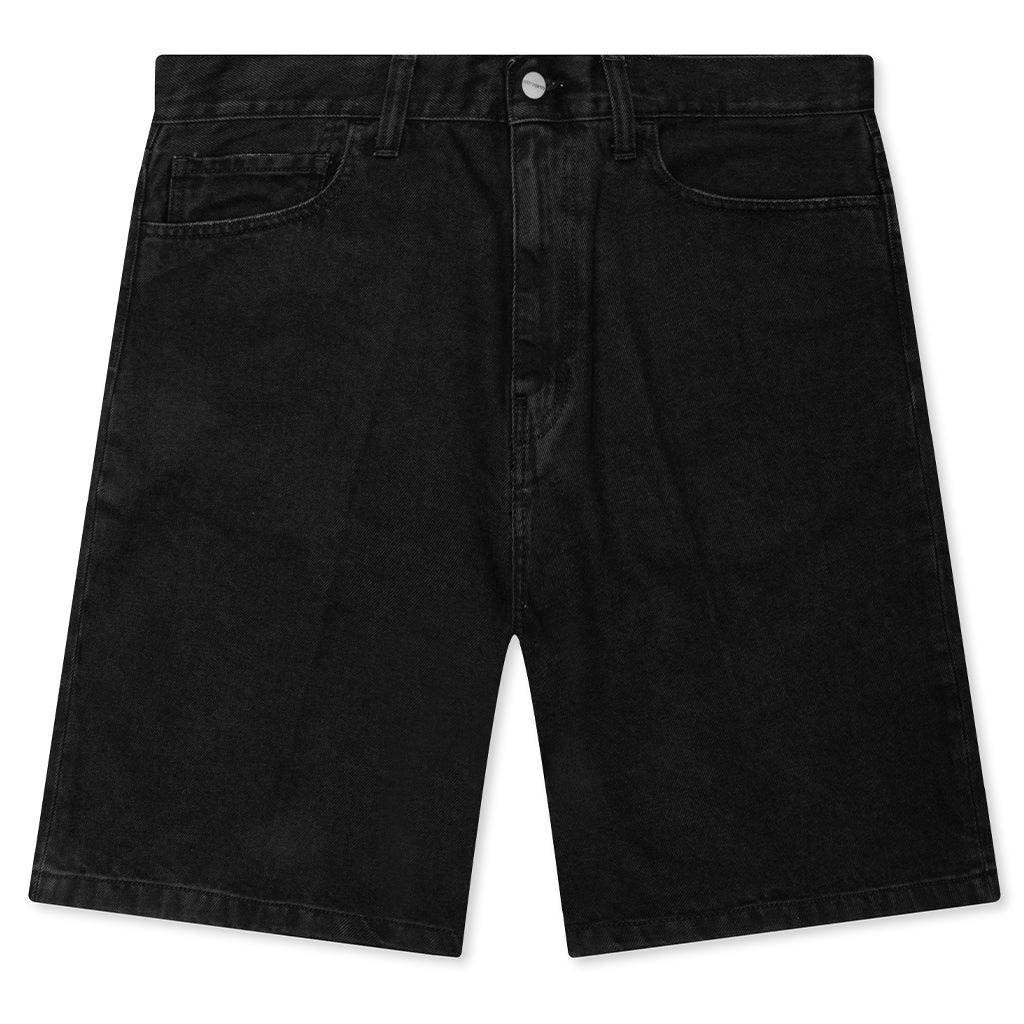 LANDON SHORT - BLACK STONE WASHED - 1