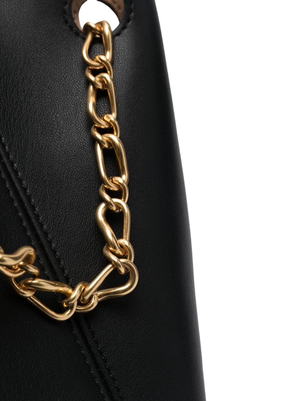 vegan-leather chain-strap tote bag - 5