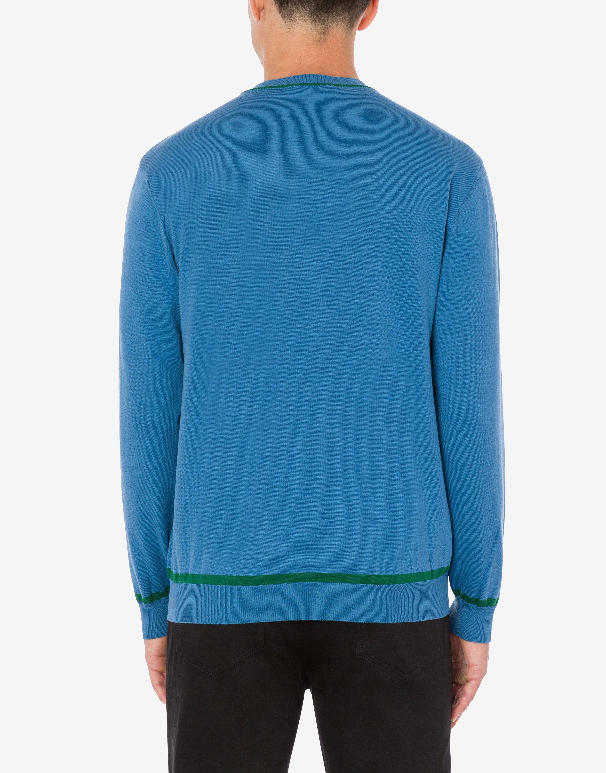 COTTON PULLOVER WITH BARCODE LOGO - 3