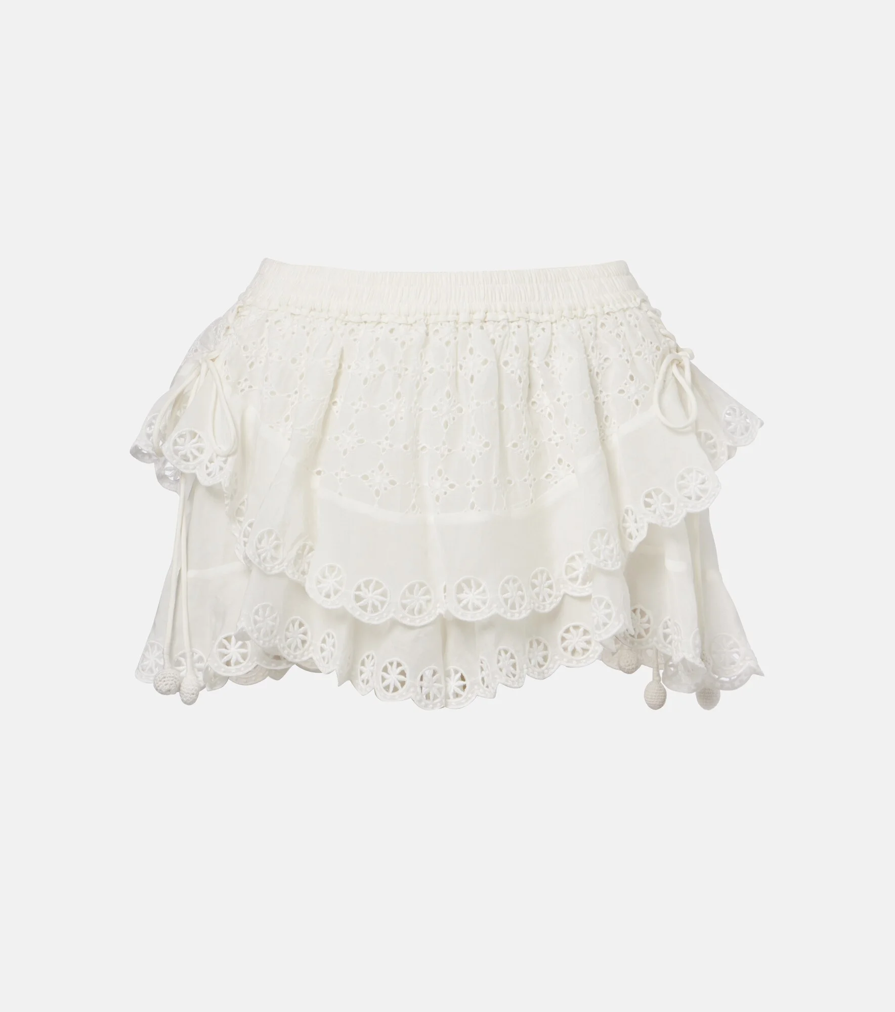 Neis cotton and silk shorts - 1