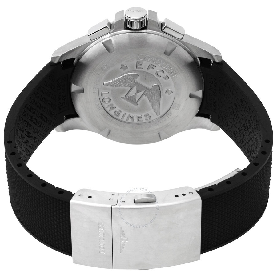 Longines Conquest Chronograph Quartz Black Dial Men's Watch L3.727.4.66.9 - 3