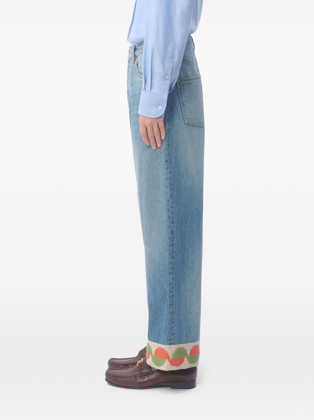 wide-leg jeans - 4