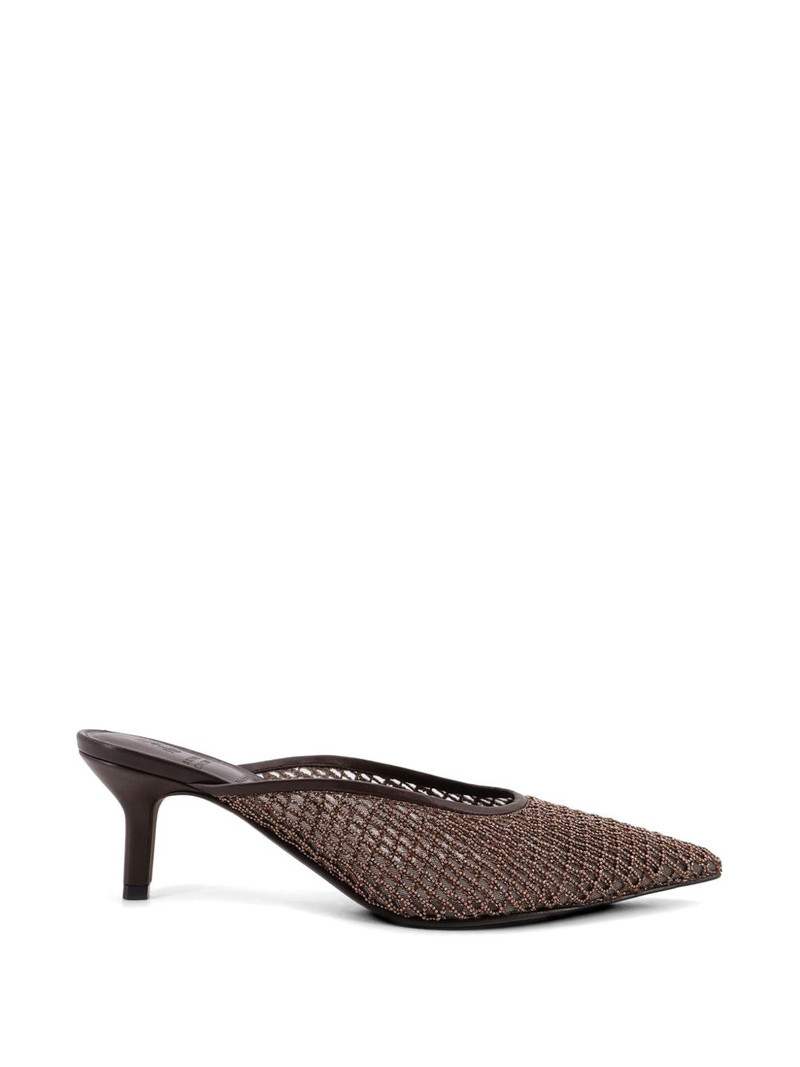 Monili net detail sandals 1