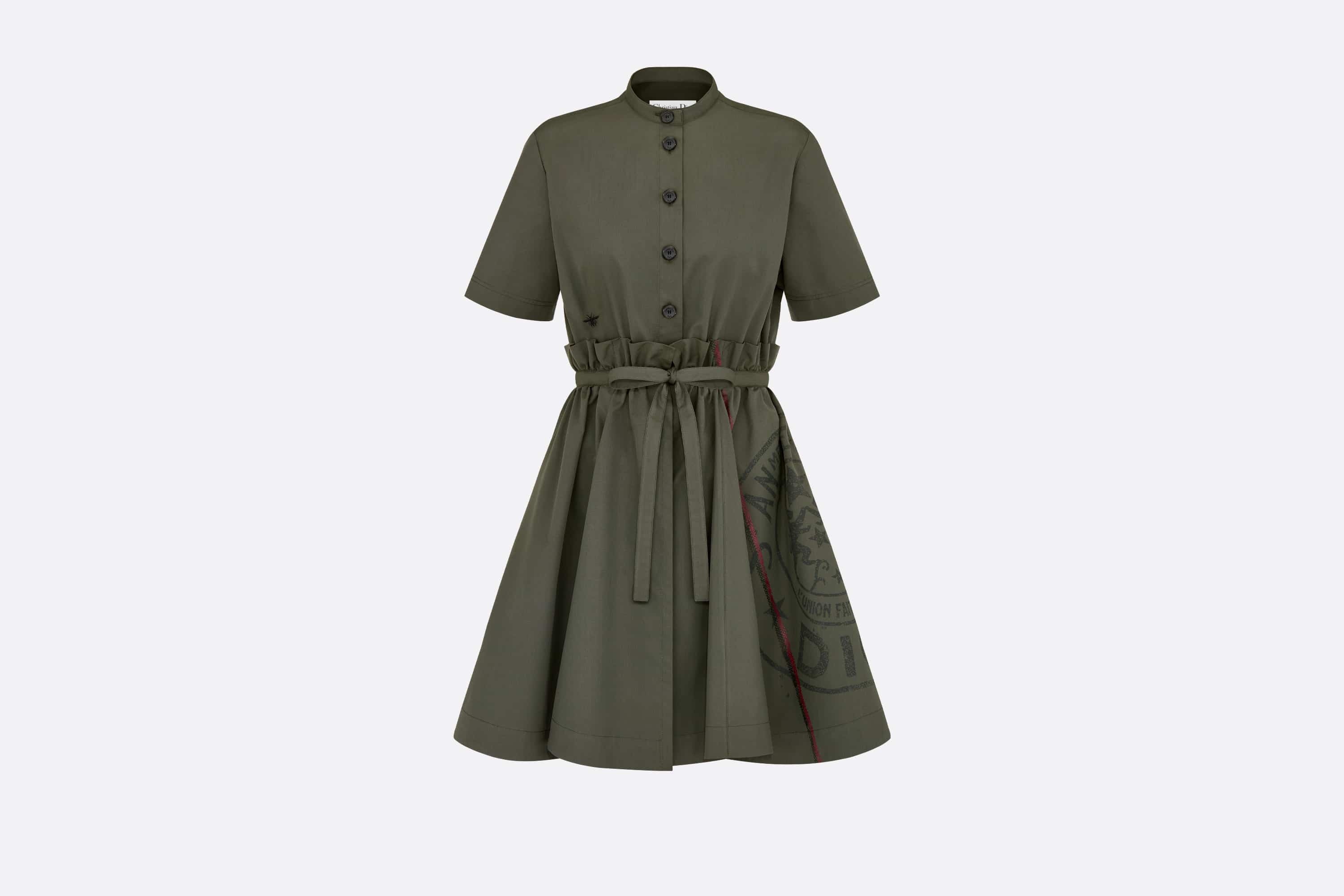 Short Open-Front Dress - 1