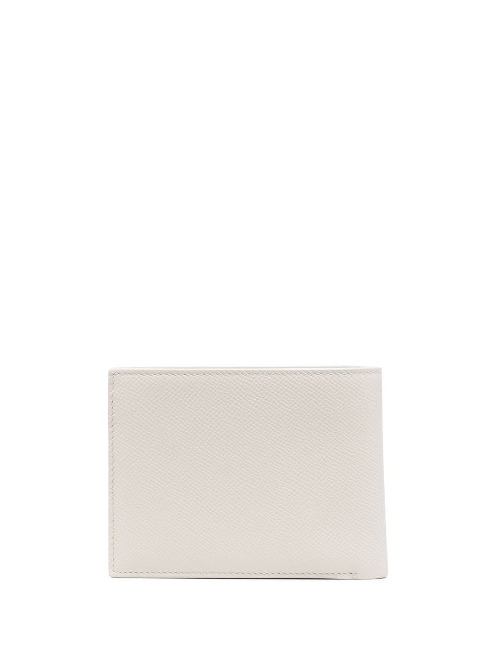 grained leather wallet - 2