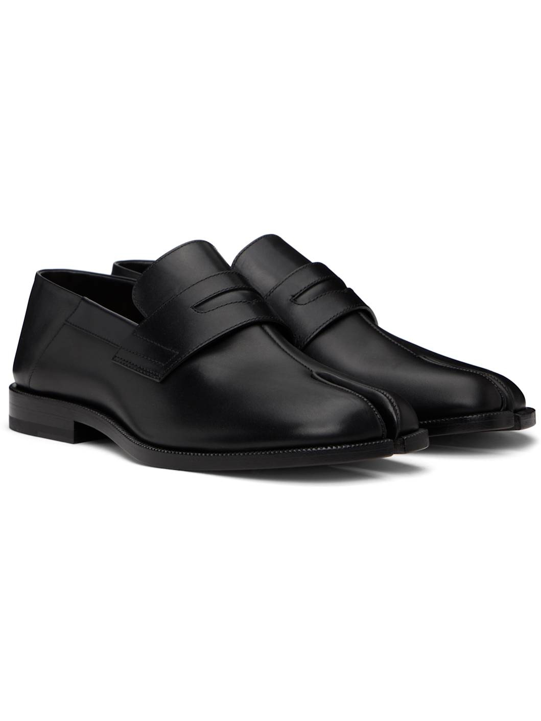 Black Tabi City Babouche Loafers - 4