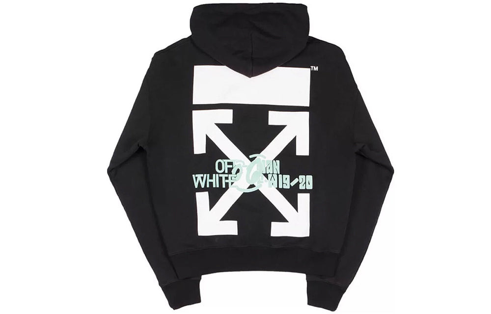 Men's Off-White Pattern Printing Black OMBB037E19E300151088 - 2