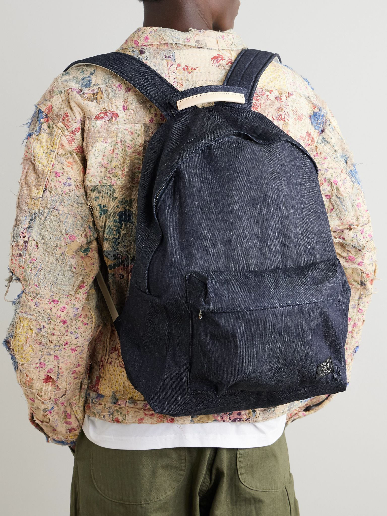 Daypack Denim Backpack Navy - 2