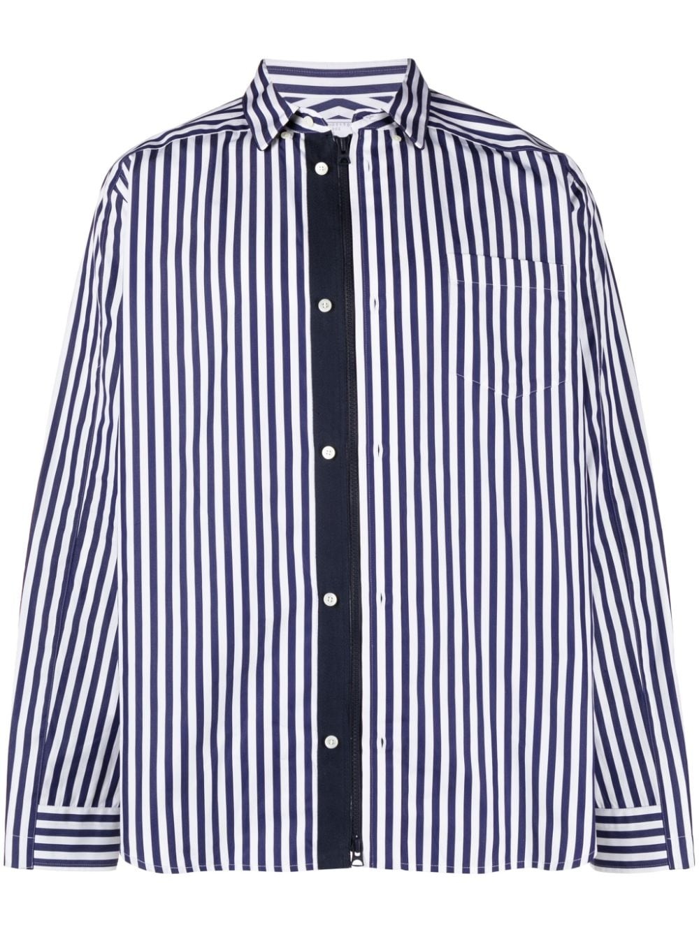 striped cotton shirt - 1