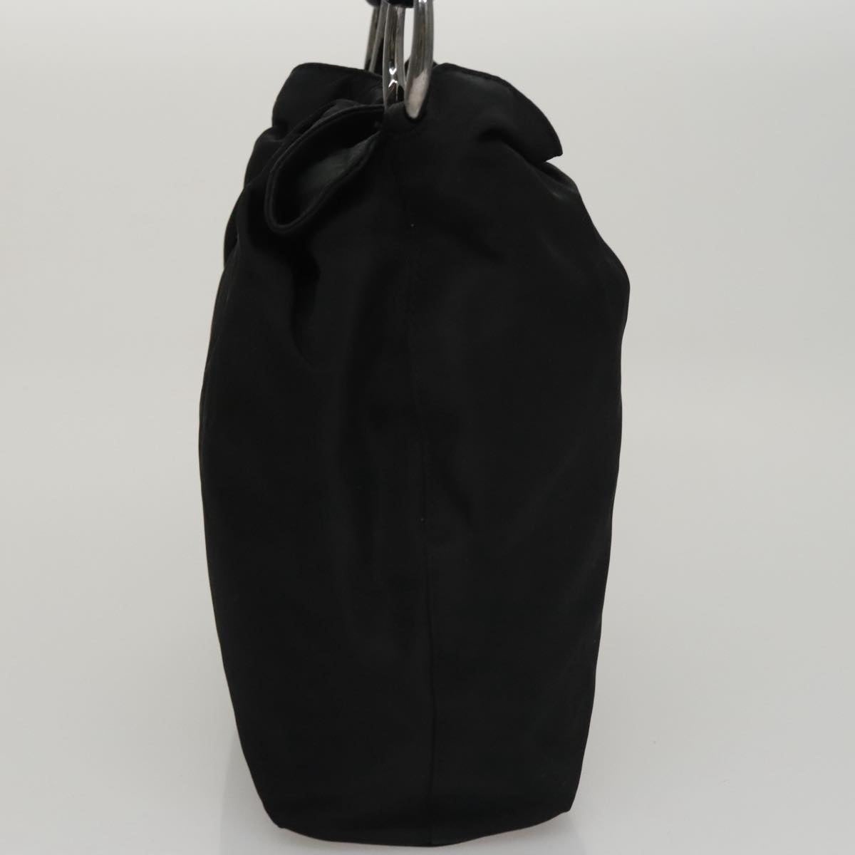 DIOR Maris Pearl Hand Bag Nylon Black - 5