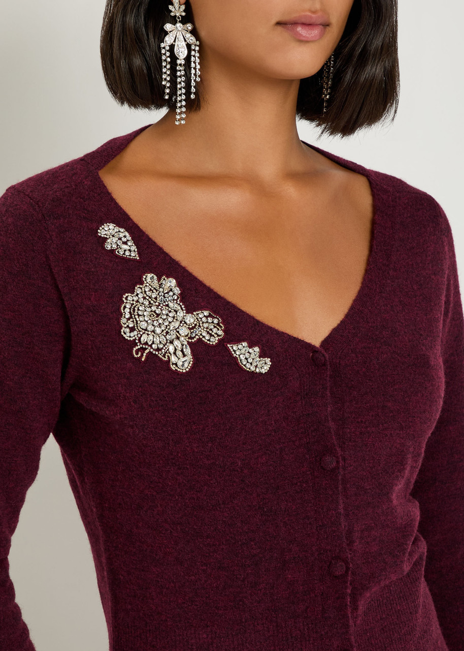 Erdem Embellished Knitted Cardigan - 5