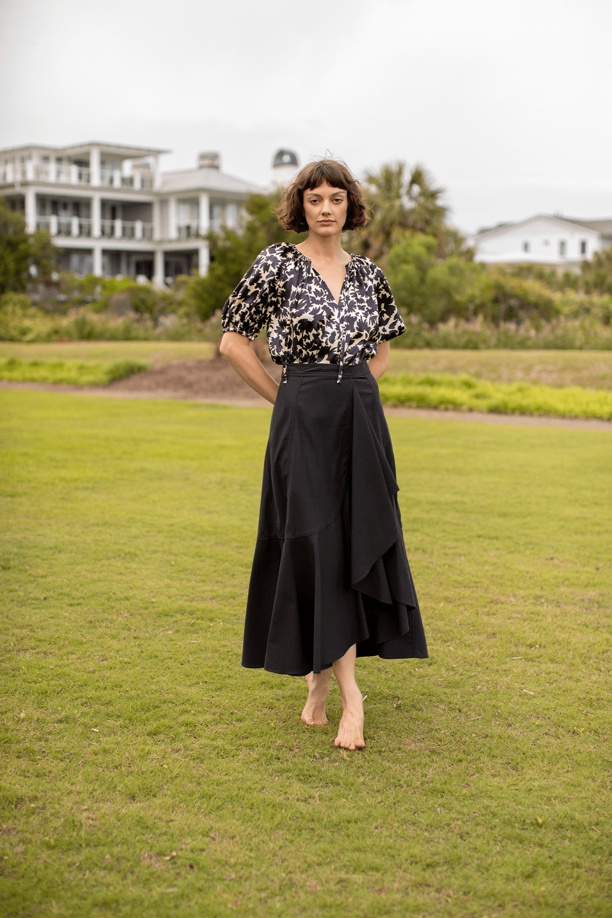 Neema Top in Raven - 6
