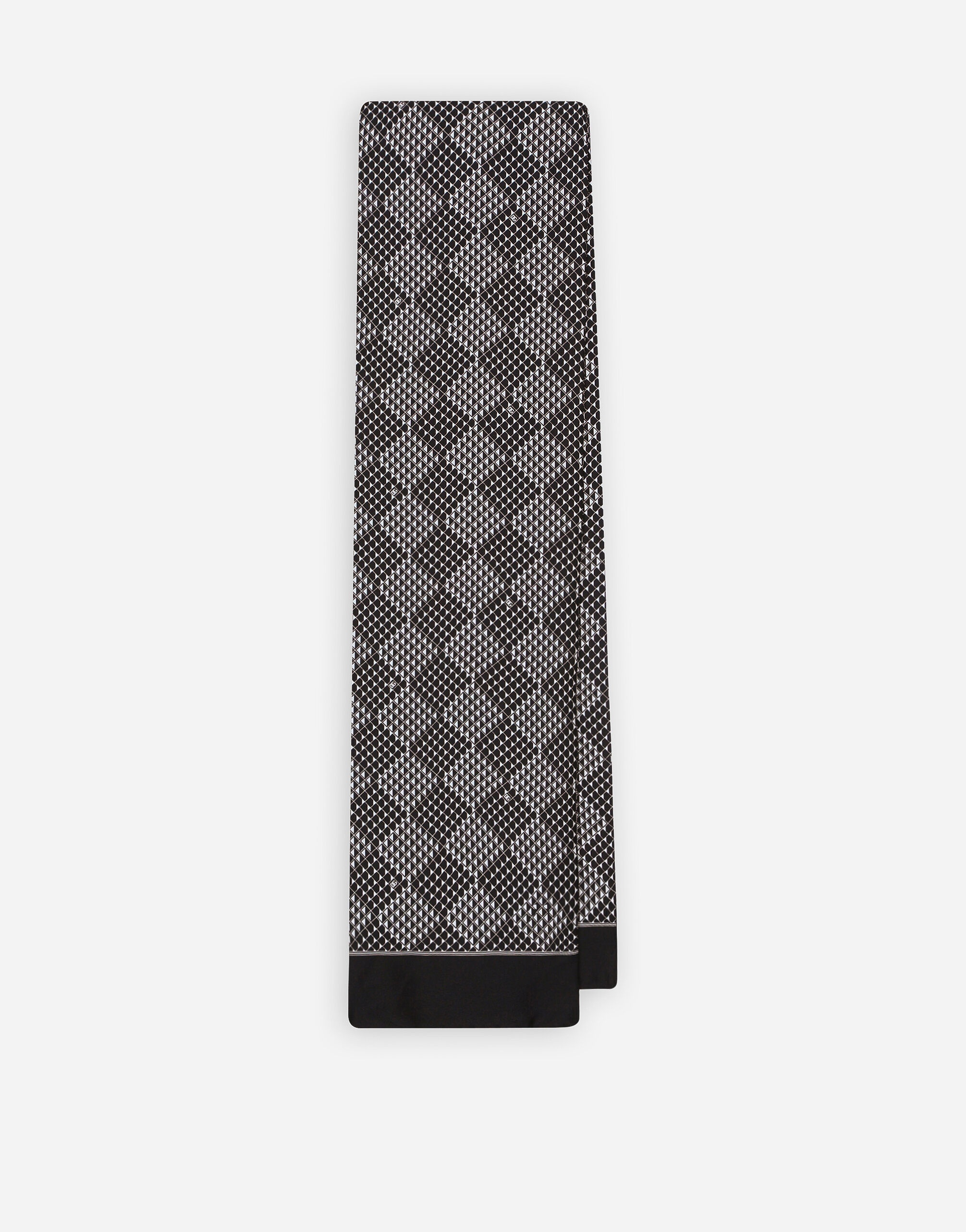 Silk scarf with print - 2
