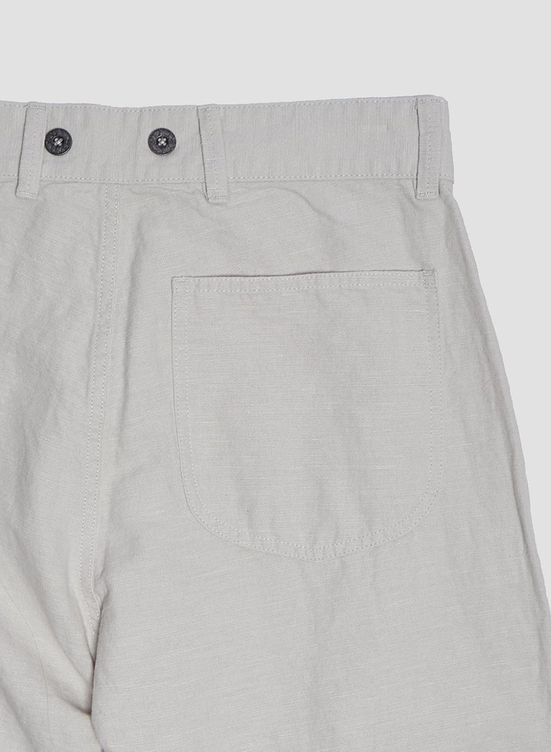 Carpenter Pant Cotton Linen in Off White 10
